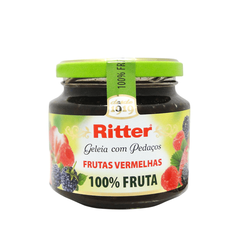 Geleia 100%fruta de Pêssego e Damasco 290g - Ritter Alimentos