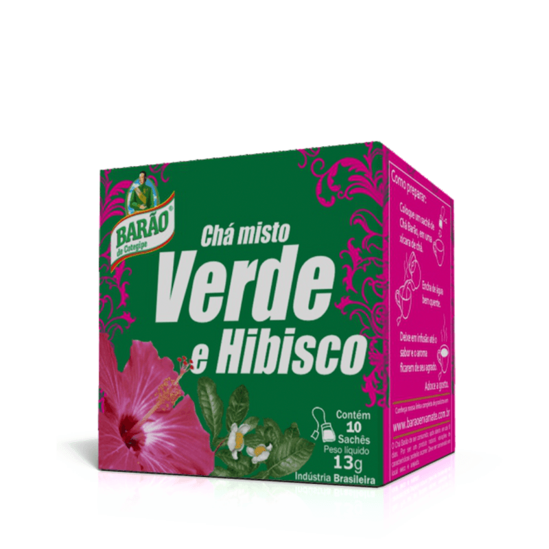 Ch Verde c Hibisco Bar o 13g c 10 sach s