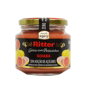Geléia Zero Açúcar Goiaba Ritter 260g