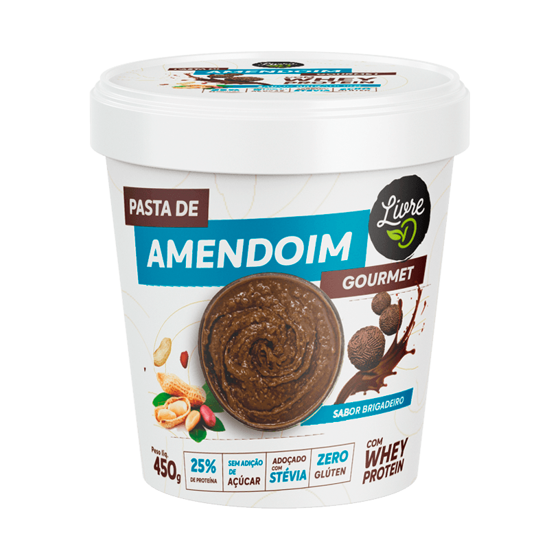 Pasta De Amendoim Com Whey Protein 450g - Kodilar - Pasta de
